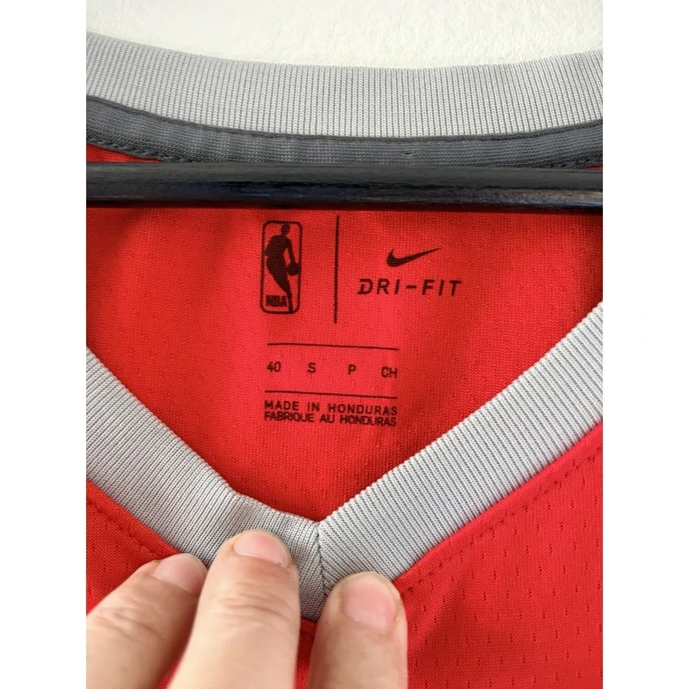 Nike Houston Rockets James Harden #13 Swingman Jersey Red Size 40 Small NBA